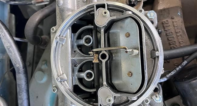 2 Aluminum Air Filter Spacer, Air Cleaner Replacement Accessories for Carbs with 5 1/8in Opening SBC BBC 350 Air Filter Spacer O-Ring